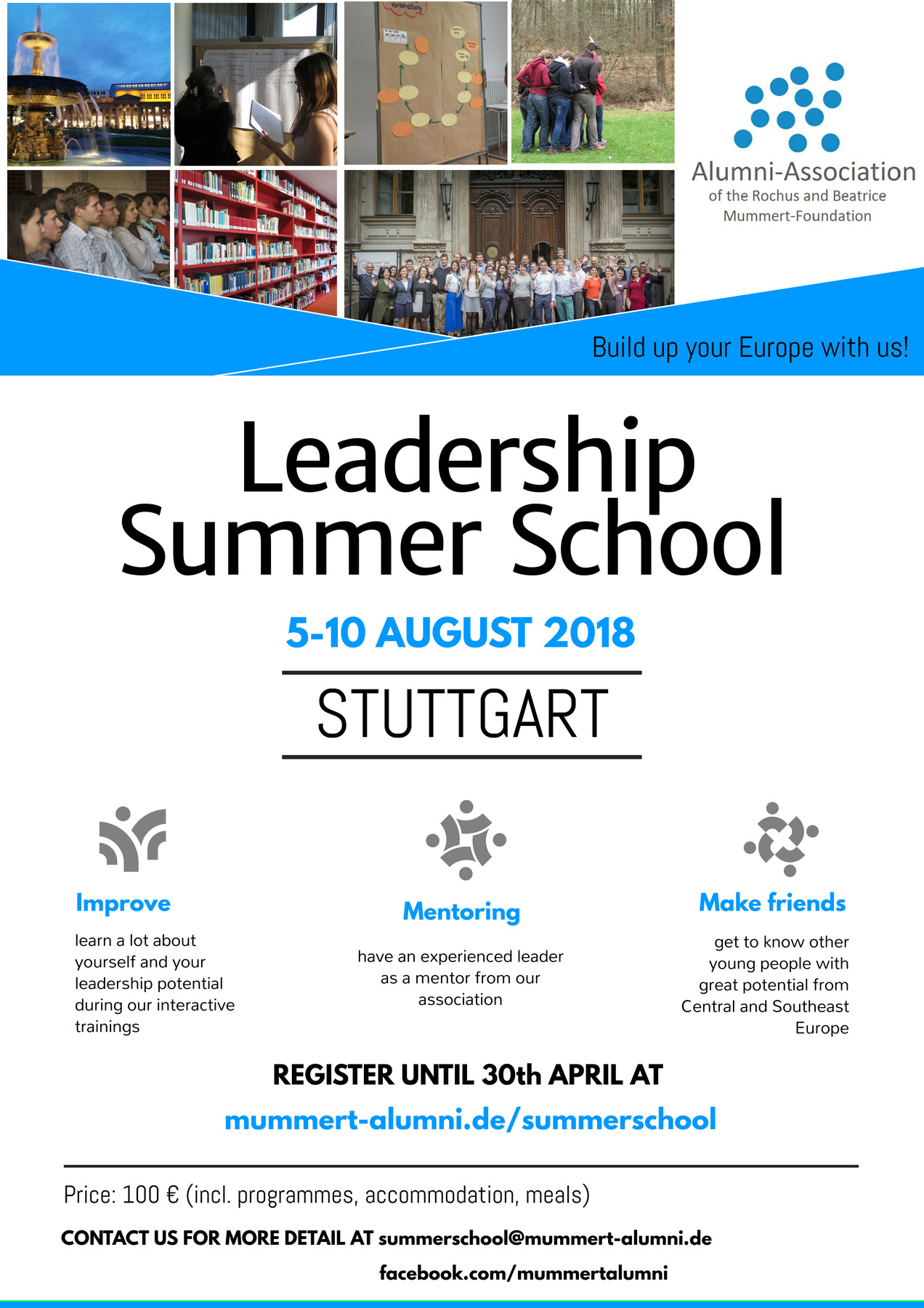 Leadership Summer School For Master S Students Stuttgart 5 10 August 2018